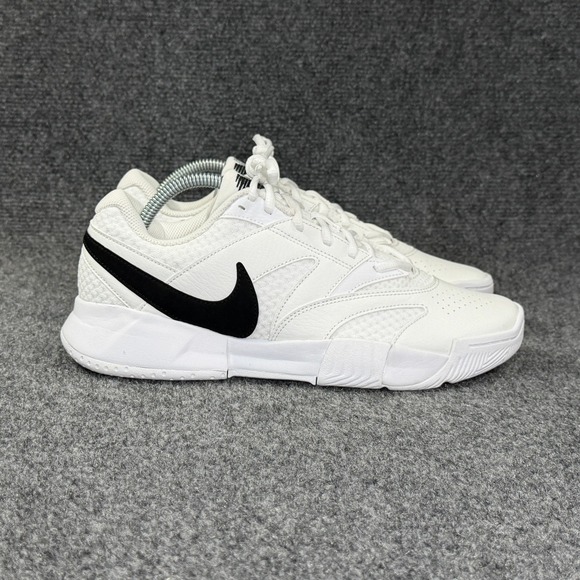 Nike Shoes - Nike Court Lite 4 Tennis Shoes Womens 9.5 White Black Athletic Training Sneakers